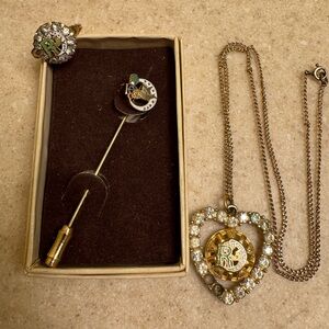 Midcentury Rebekah Lodge IOOF jewelry